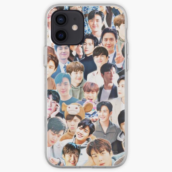 Kim Seon-ho collage iPhone Soft Case