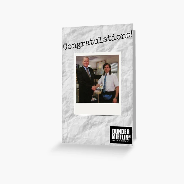 Michael Scott Top Salesman Award Dunder Mifflin Newsletter