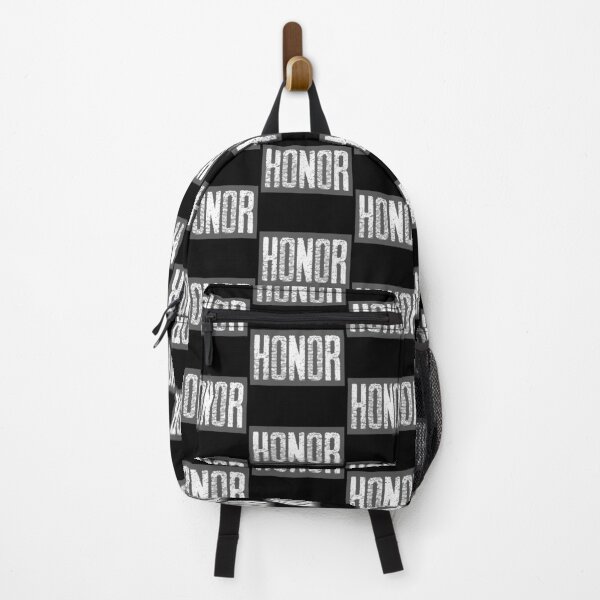 Item preview, HONOR. Text only design. White, grunge, distressed, capital letters. designed and sold by JellyBeenzz.