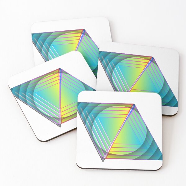 Item preview, Two opposite triangles with gradient colors designed and sold by Nabidrabbu.