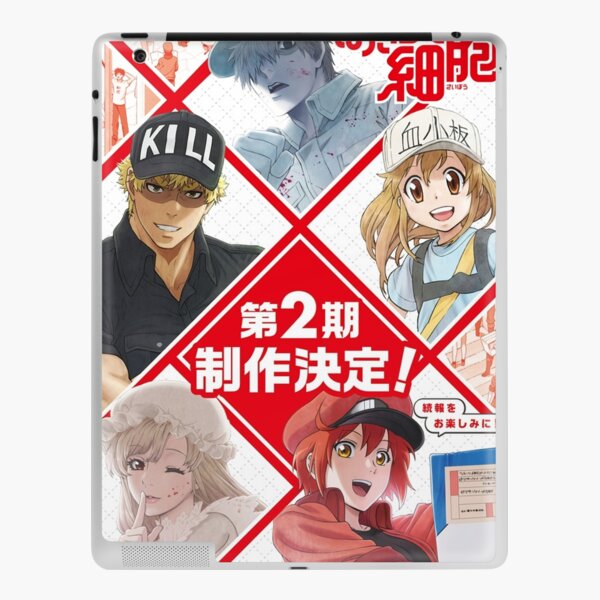 White Blood Cell  Hataraku Saibou (Cells at Work) iPad Case