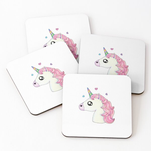 Item preview, elizabeth drawing happy unicorn designed and sold by RB-Store.