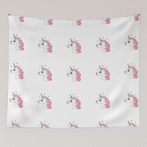 Item preview, elizabeth drawing happy unicorn designed and sold by RB-Store.