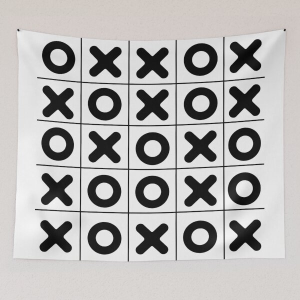 Item preview, Black and White Tic Tac Toe Design designed and sold by eltonjuan.