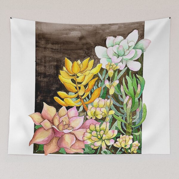 Item preview, succulents watercolor designed and sold by artjojo.