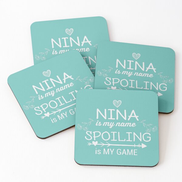 Item preview, Nina Is My Name Spoiling Is My Game Funny Nina Shirt Gifts for Nina Grandmother Best Gift Idea for Nina Birthday Christmas Mothers Day  designed and sold by makoul.