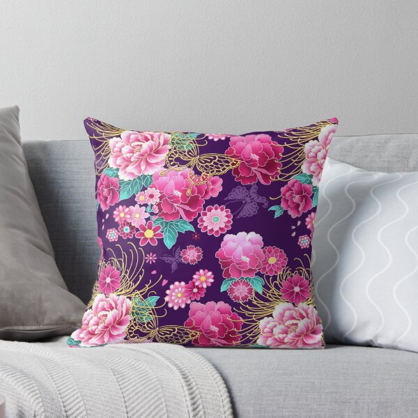 Item preview, Kimono Design - Roses and Peonies designed and sold by iKiska.