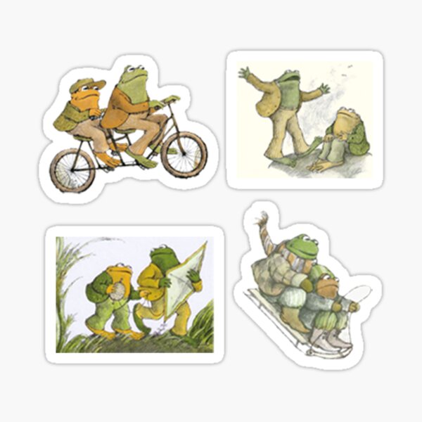 Frog and Toad Sticker Pack Sticker