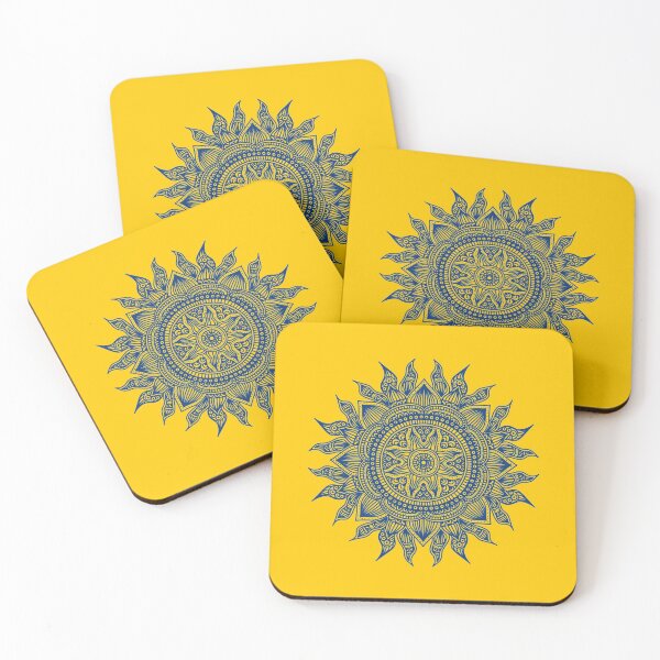 Item preview, SUN Colorful blue mandala designed and sold by Giulia  Palazzo.