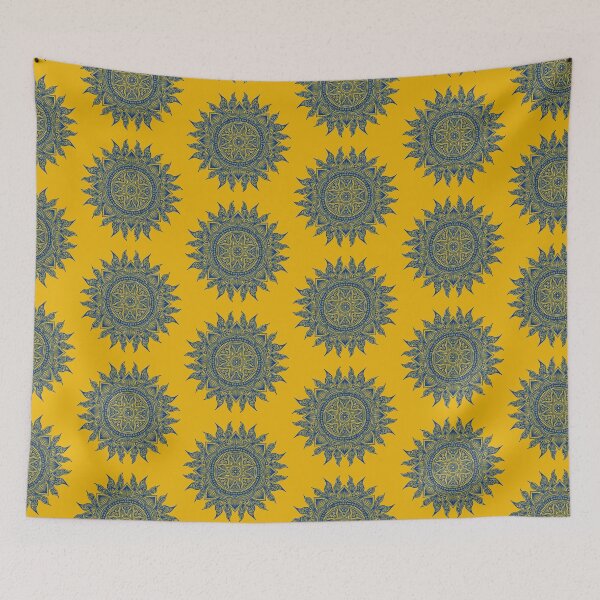 Item preview, SUN Colorful blue mandala designed and sold by Giulia  Palazzo.
