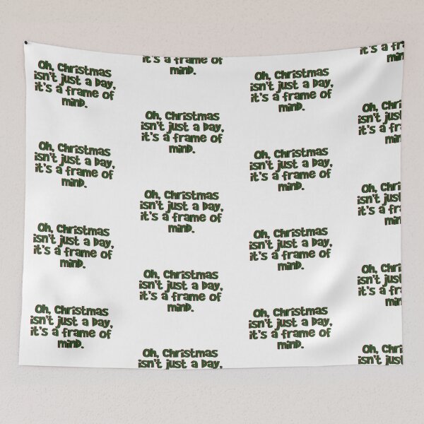 Item preview, Oh, Christmas isn’t just a day, it’s a frame of mind.  designed and sold by stickersbylaurt.