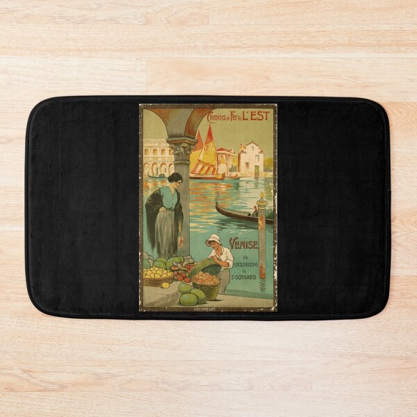 Item preview, retro classic EST Venise poster designed and sold by CorasPosters.