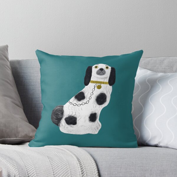 Item preview, China dog on teal 2 designed and sold by marthaseahorse.