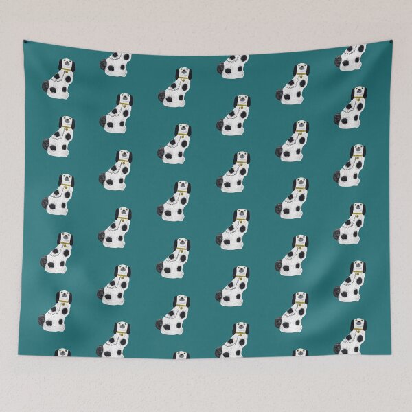 Item preview, China dog on teal 2 designed and sold by marthaseahorse.