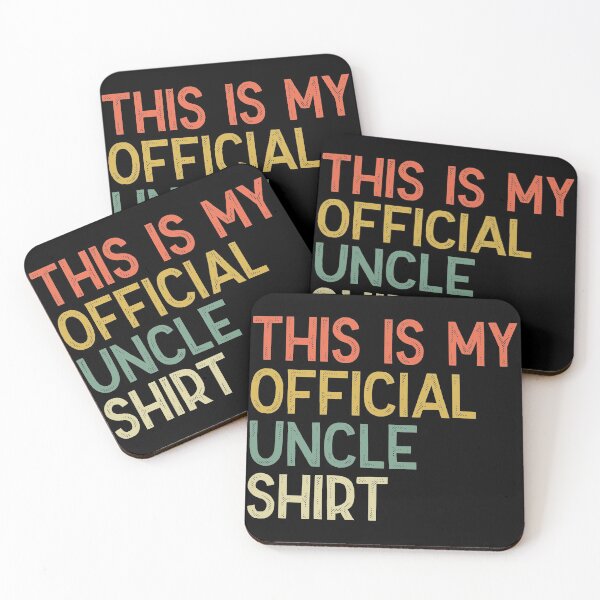 Item preview, This is My Official Uncle Shirt - Funny quote for Uncles designed and sold by nananinanana.