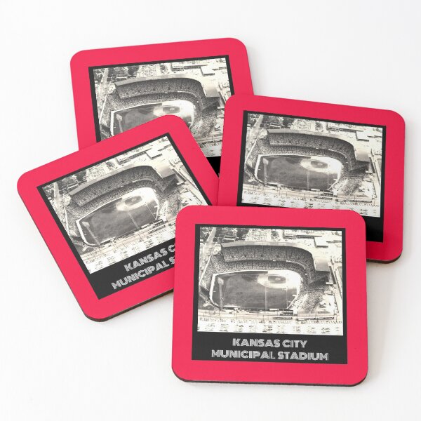 Item preview, Kansas City Municipal Stadium- Athletics Red designed and sold by DeadStadium.