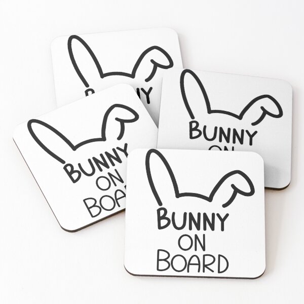 Item preview, Bunny On Board Design With Flopped Bunny Ears designed and sold by zuzannaaa.