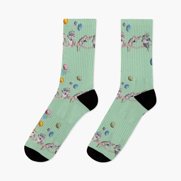 Item preview, Koala Watercolor Painting, The Koalas Birthday Party - on Mint Green designed and sold by Sarah  Rajkotwala.