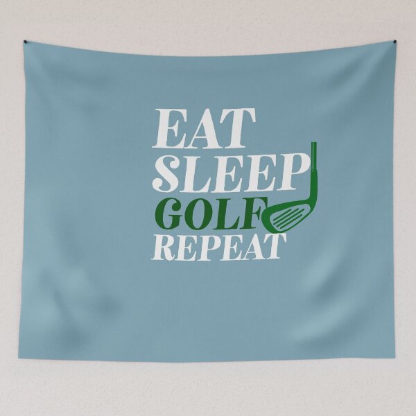 Item preview, eat sleep golf repeat hoodie designed and sold by medbouk1.