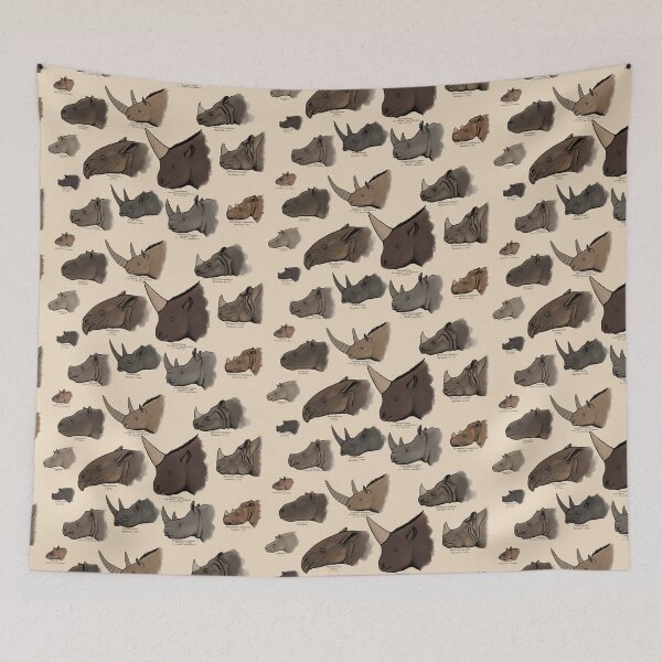 Item preview, Rhinocertidae - extant rhinos and their relatives. designed and sold by synapsid.