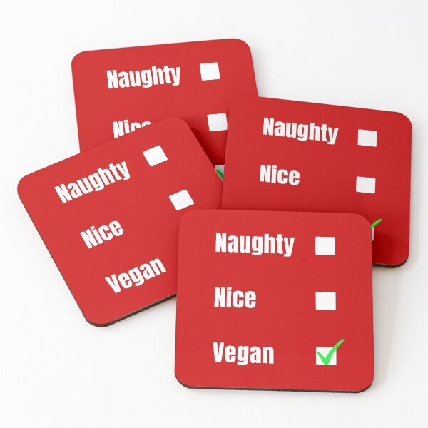 Item preview, Naughty, Nice or Vegan Checklist, Vegan Christmas Sweater designed and sold by WhimsicaliTee.