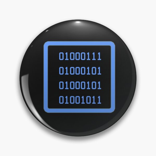 Item preview, Geek in binary - tech humor  designed and sold by Juliano-Designs.