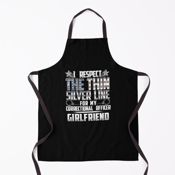 Item preview, Girlfriend Thin Silver Line Correctional Officer designed and sold by wheedesign.