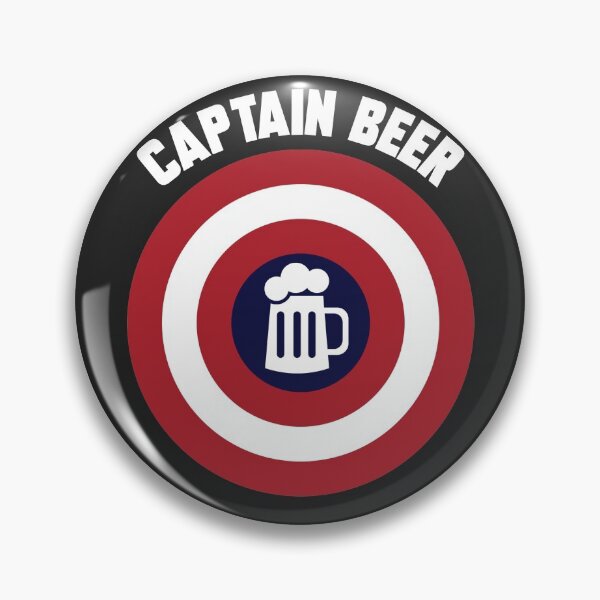 Item preview, Captain Beer logo + white text designed and sold by Dkrode.