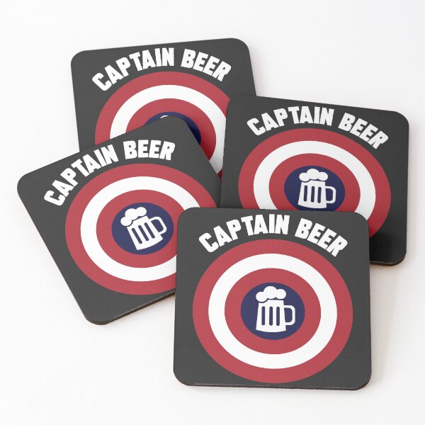 Item preview, Captain Beer logo + white text designed and sold by Dkrode.