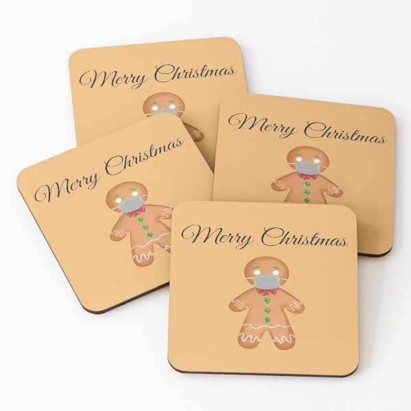 Item preview, Gingerbread with mask Merry Christmas designed and sold by oxoxoxo.