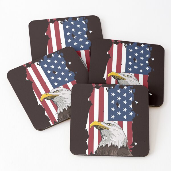 Item preview, Torn US flag with eagle designed and sold by ToddsTees1.