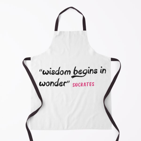 Item preview, wisdon begins in wonder socrates designed and sold by Aredford23.