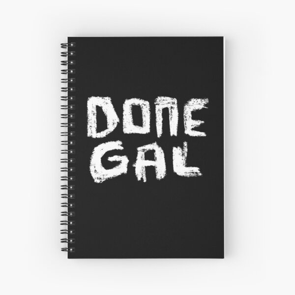 Donegal Ireland Handlettering , Love Donegal Spiral Notebook