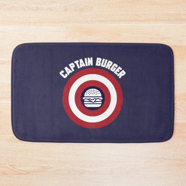 Item preview, Captain Burger logo + white text designed and sold by Dkrode.