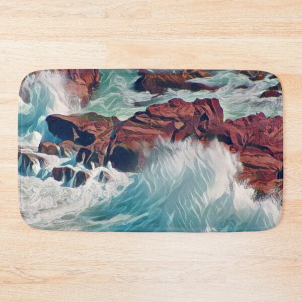Item preview, Stormy Seas crashing on Rocks designed and sold by bradm50.