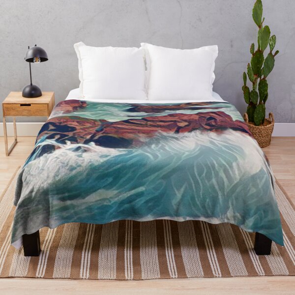 Item preview, Stormy Seas crashing on Rocks designed and sold by bradm50.