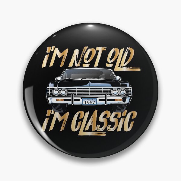 Item preview, Copy of I'm Not Old I'm Classic 1969 Chevy Impala Vintage Hot Rod Automobile designed and sold by 9ine9.