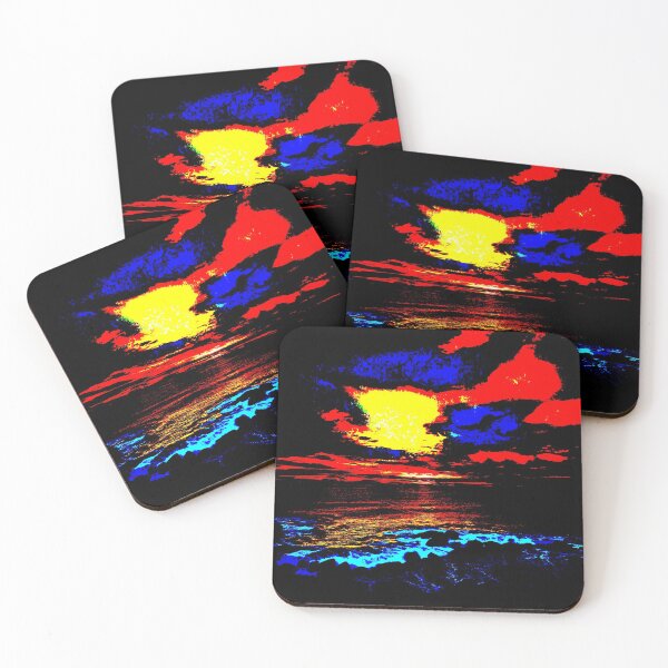 Item preview, Abstract retro moody sunset design, designed and sold by LaBellCreative.