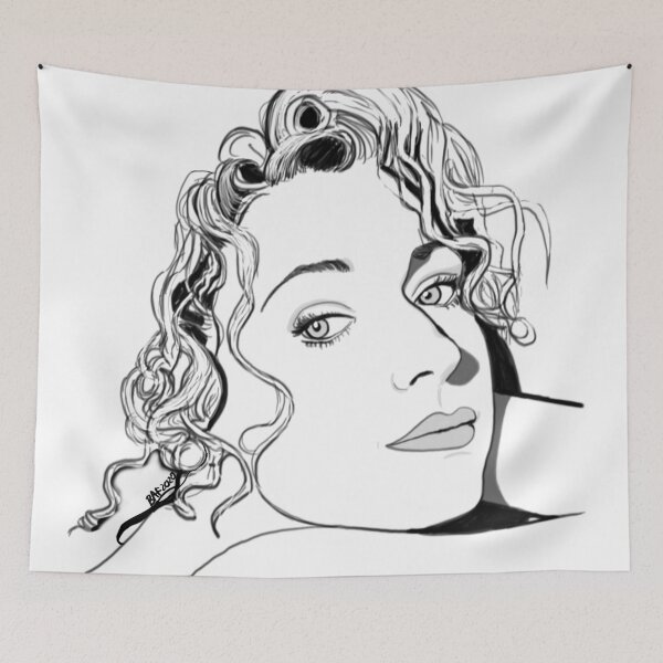 Item preview, Curly Face designed and sold by Songsnsmuttales.