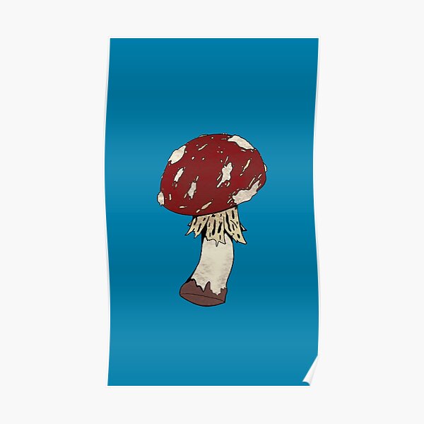 Minecraft Mushroom Posters Redbubble