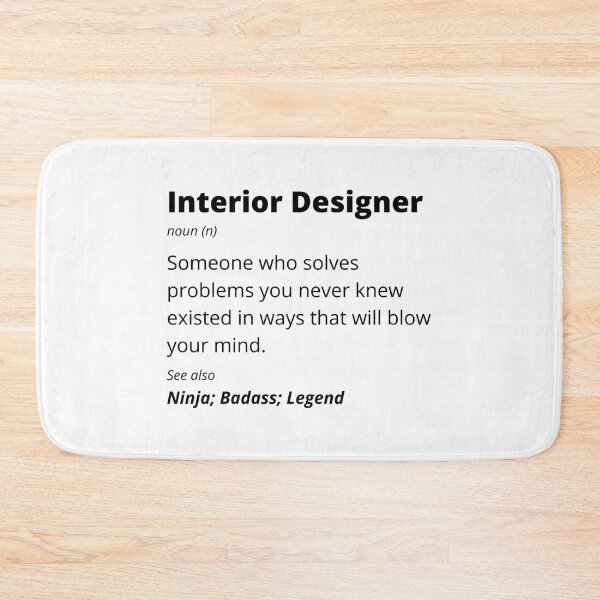 Item preview, Interior Designer - Ninja, Badass, Legend designed and sold by blueskygiftco.