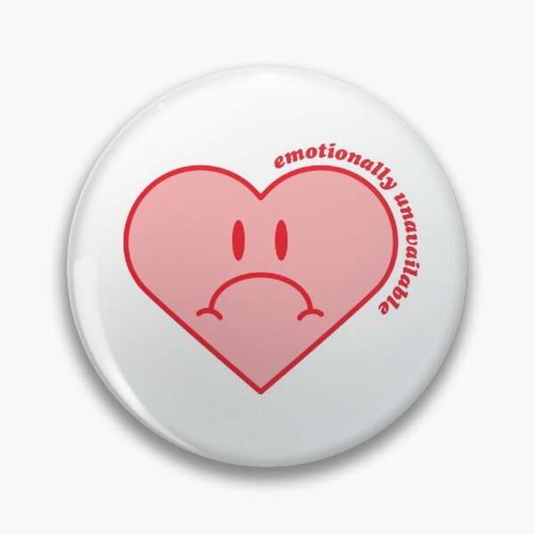 Item preview, Emotionally Unavailable Sad Heart designed and sold by Heather Clauson.