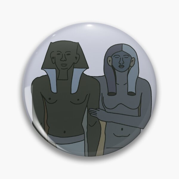 Item preview, Menkaure and Wife Color Artwork designed and sold by calligraphallee.