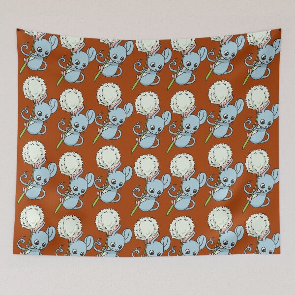 Item preview, QUARANTINE HOMESCHOOL CUTE MOUSE DANDELION PEEKING AT TEST PAPERS DOES NOT LIKE IT designed and sold by MISSHEARDLYRICS.