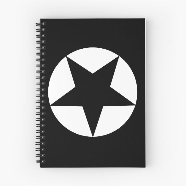 Item preview, Black Star on White Circle designed and sold by Greenwood2112.