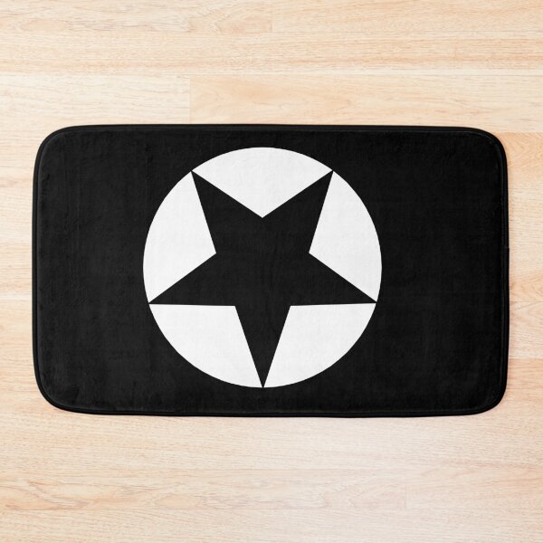 Item preview, Black Star on White Circle designed and sold by Greenwood2112.