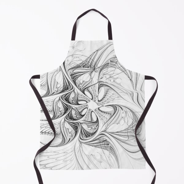 Item preview, Psytrance Design - Psychedelic Abstract Fractal - Hallucinogenic Ink 03 - Black on White designed and sold by JordanHolmes.