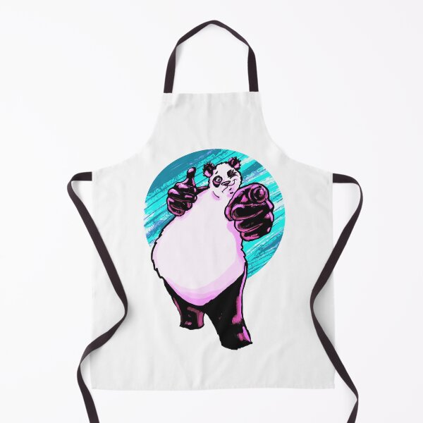 Item preview, Buddy Panda With Bright Blue Background designed and sold by mserido.