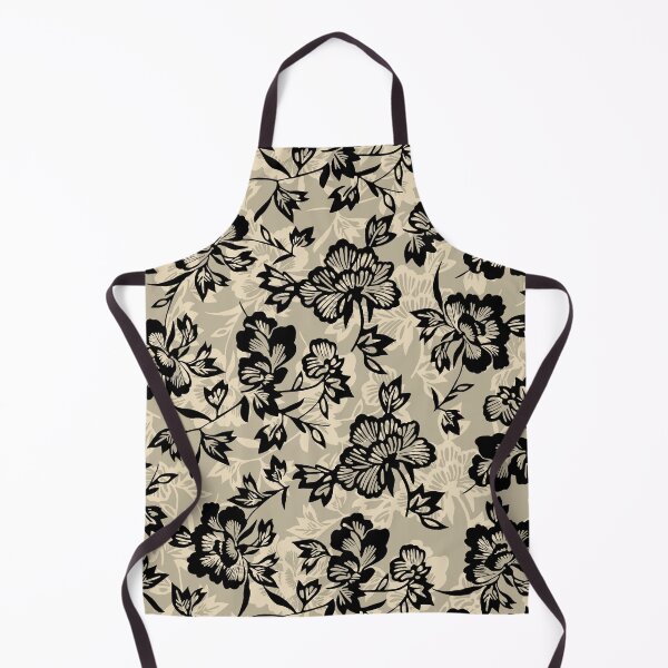 Item preview, Iwalani Vintage Hawaiian Floral - Taupe, Natural and Black designed and sold by DriveIndustries.