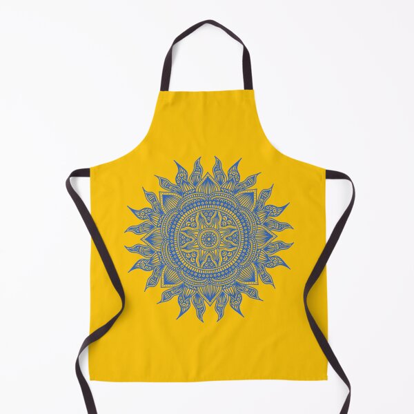Item preview, SUN Colorful bright blue mandala designed and sold by Giulia Palazzo.